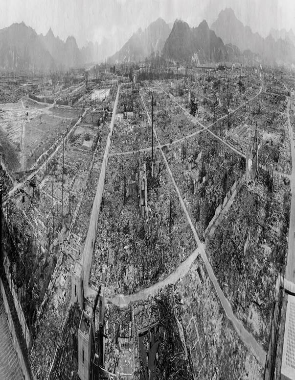 UNSPECIFIED - CIRCA 1754: hiroshima panoramic viwe of the destruction after the atomic bomb exploded over the city in 1945 (Photo by Universal History Archive/Getty Images)